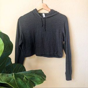 American Apparel cropped hoodie!